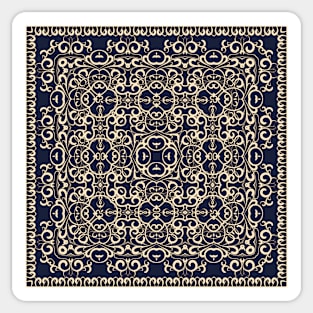 Bright square arabic ornate pattern Sticker